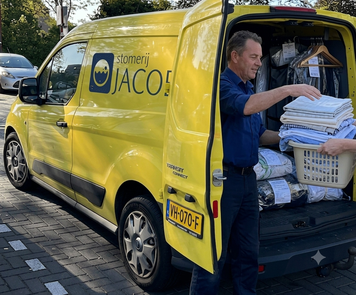Bestelbusje Stomerij Jacobs